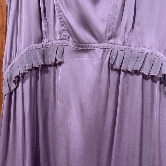 Vintage Kimchi Blue Dress Medium Lavender Purple Ruffle detail Great condition! - Picture 6 of 12